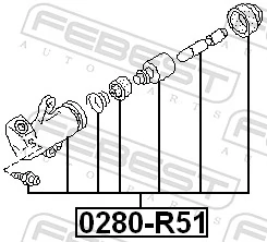 Cilindro de trabalho de embraiagem para Nissan Navara NP300 III D40