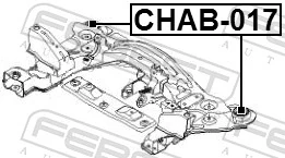 Bloco silencioso de viga traseira (de plataforma veicular) para Chevrolet Lacetti  J200