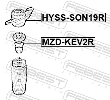 Suporte de amortecedor traseiro para Hyundai Sonata VIII DN8