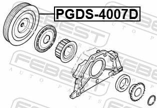 Polia de cambota para Land Rover Freelander II L359