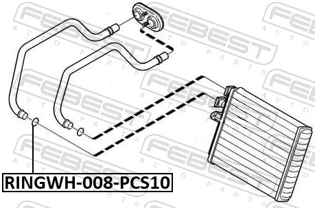 RINGWH008PCS10 Febest Vedante de sensor de posição da árvore distribuidora