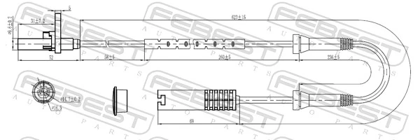  Sensor dianteiro de ABS BMW X1 SUV (E84) (2009 - 2015) 