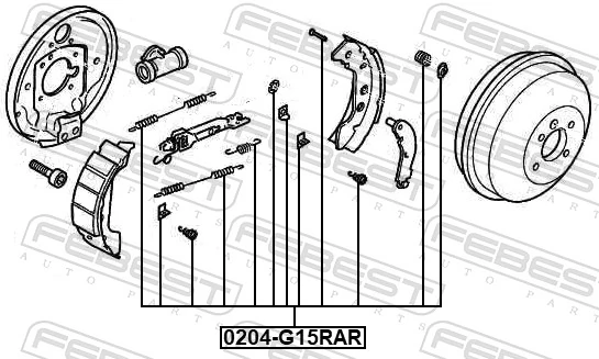 Kit de montagem das sapatas traseiras de tambor Renault DUSTER preço, a partir de 6,71 USD