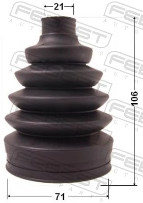 Compre Bota de proteção externa de junta homocinética do semieixo dianteiro Chevrolet Aveo 2