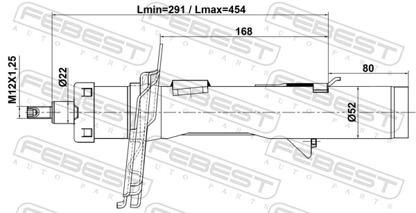 8053GL Magneti Marelli Amortecedor dianteiro esquerdo