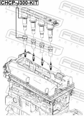 Ponta da vela de ignição para Chevrolet Cruze  J300
