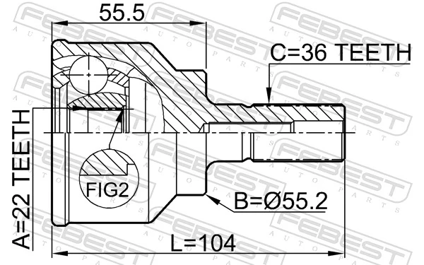 Compre Junta homocinética externa dianteira Mazda 3 