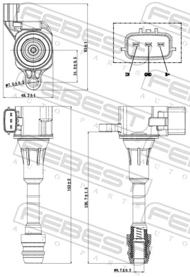 Bobina de ignição para Nissan Murano  Z50