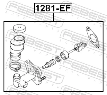 Cilindro mestre de embraiagem para Hyundai Sonata IV EU4