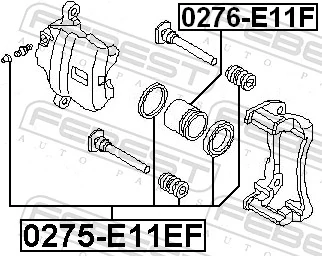 Kit de reparação de suporte do freio dianteiro Nissan Terrano preço, a partir de 8,83 USD