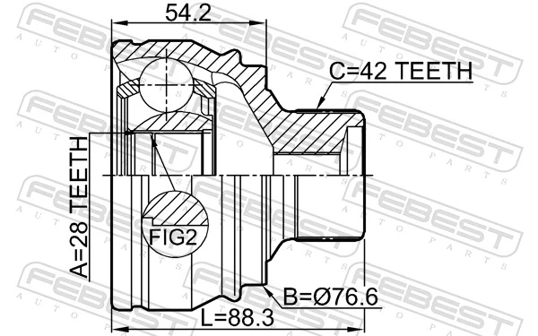 Compre Junta homocinética externa dianteira Audi A6 