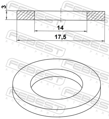 Vedante de rolha de panela de motor Nissan Almera II N16