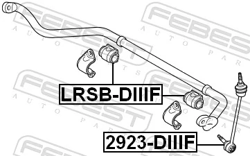 Compre Montante de estabilizador dianteiro Land Rover Discovery 3