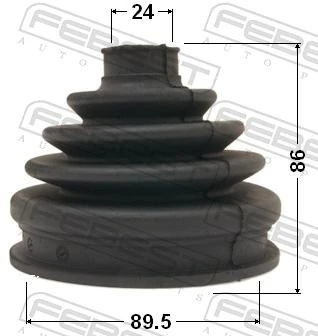 Compre Bota de proteção externa de junta homocinética do semieixo dianteiro BMW 3 
