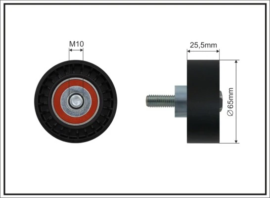 Rolo de reguladora de tensão da correia de transmissão para Fiat Bravo II 198