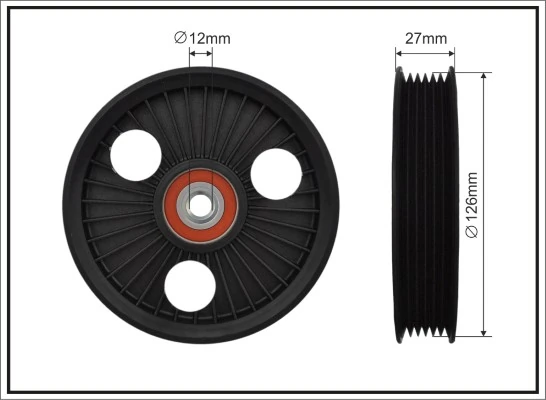 Rolo de reguladora de tensão da correia de transmissão para Chrysler Voyager