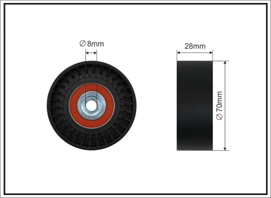 Compre Rolo de reguladora de tensão da correia de transmissão Volkswagen Polo 3