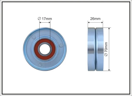 Rolo de reguladora de tensão da correia de transmissão Chevrolet Aveo preço, a partir de 8,35 USD