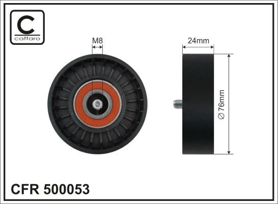 Rolo parasita da correia de transmissão para Volvo XC90  