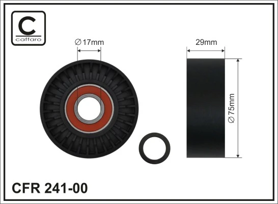 Compre Rolo parasita da correia de transmissão Volkswagen Crafter 