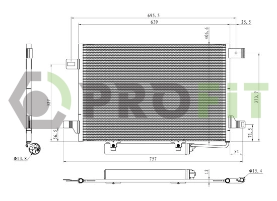 Radiador de aparelho de ar condicionado Mercedes A preço, a partir de 67,57 USD
