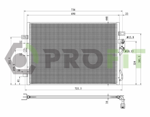 Radiador de aparelho de ar condicionado Dodge Journey preço, a partir de 101,02 USD