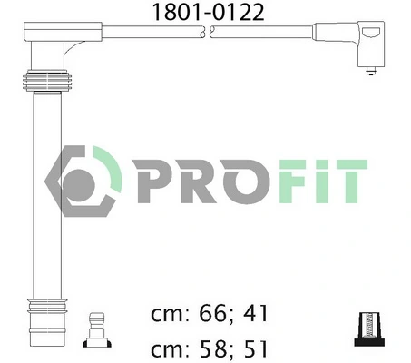 Fios de alta voltagem, kit para Fiat Doblo I 223