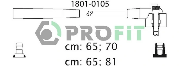 Fios de alta voltagem, kit RCFD538 NGK