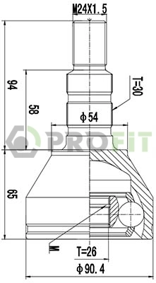 Compre Junta homocinética externa dianteira Opel Astra 