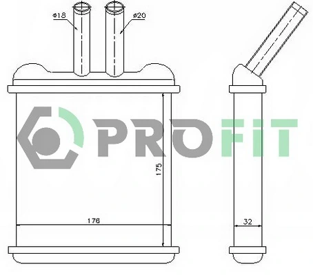Compre 96201949 Opel Radiador de forno (de aquecedor)