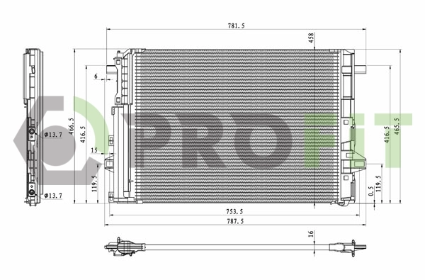Compre Radiador de aparelho de ar condicionado Mercedes A 