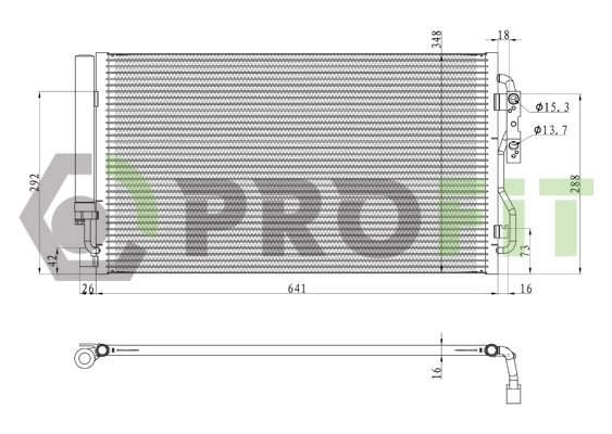  Radiador de aparelho de ar condicionado BMW 1 hatchback (F21) (2011 - 2019) 
