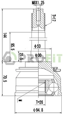 Junta homocinética externa dianteira General Motors 97131395 preço, a partir de 37,41 USD