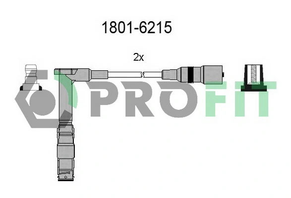  Fios de alta voltagem, kit SsangYong Korando SUV (KJ) (1996 - 2006) 