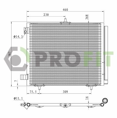 Compre Radiador de aparelho de ar condicionado Citroen C3 1