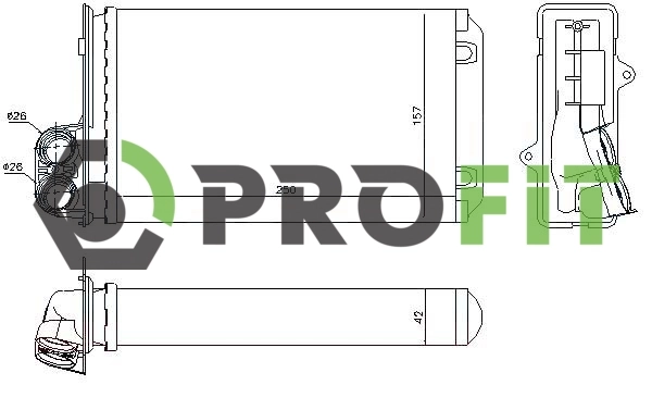 Compre 346305 Kale Radiador de forno (de aquecedor)