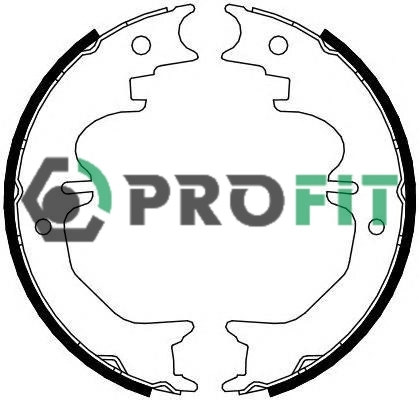 Sapatas do freio de estacionamento Toyota Land Cruiser preço, a partir de 35,48 USD