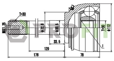 Compre Junta homocinética externa dianteira Toyota Land Cruiser 