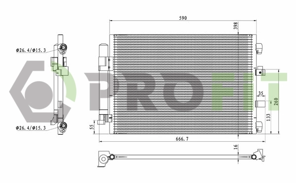 Compre Radiador de aparelho de ar condicionado Ford C-Max 