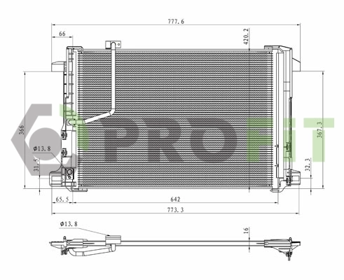 Radiador de aparelho de ar condicionado Mercedes E preço, a partir de 71,57 USD