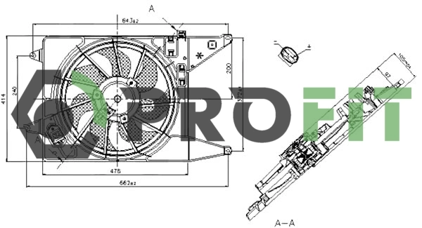 Difusor do radiador de esfriamento, montado com motor e roda de aletas VAG 8200765566 preço, a partir de 63,31 USD