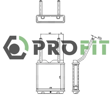 Radiador de forno (de aquecedor) NRF 52115 preço, a partir de 31,33 USD