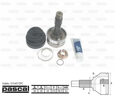 Junta homocinética externa dianteira Mercedes G preço, a partir de 55,32 USD