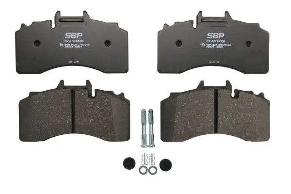 Sapatas do freio traseiras de disco BPW 0509290131 preço, a partir de 35,90 USD