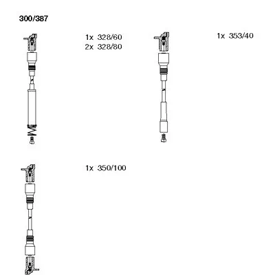 Fios de alta voltagem, kit para Opel Frontera A 5SUD2