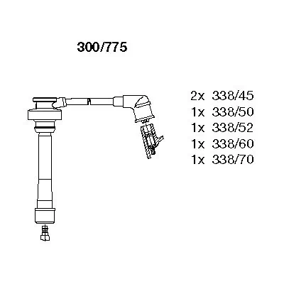 Compre 74110 Seiwa Fios de alta voltagem, kit
