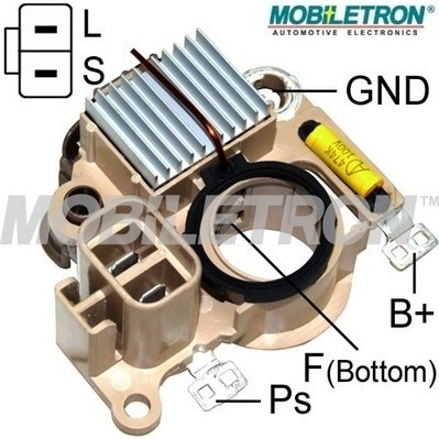  Relê-regulador do gerador (relê de carregamento) Mitsubishi Eclipse I coupé (D22A, D27A) (1991 - 1995) I