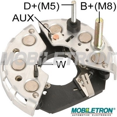 Eixo de diodos do gerador para Audi 80 8C5