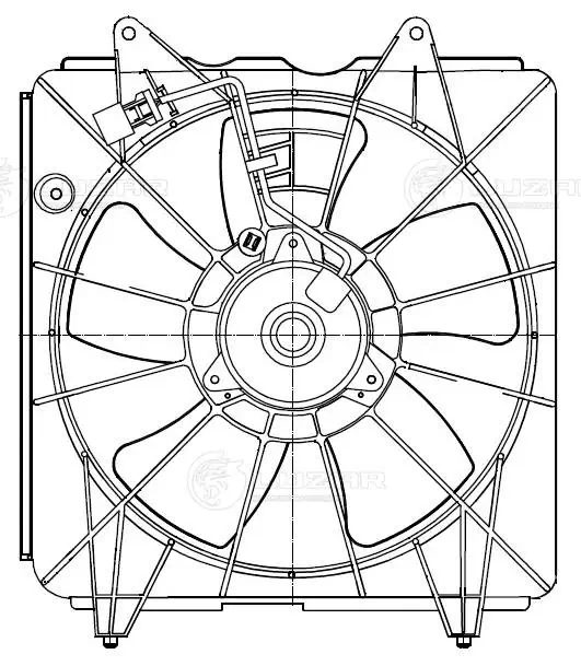 Ventilador (roda de aletas) do radiador de aparelho de ar condicionado Luzar LFAC2320 preço, a partir de 104,19 USD
