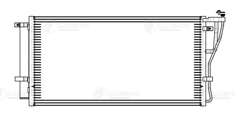 976061D100 HCC Radiador de aparelho de ar condicionado